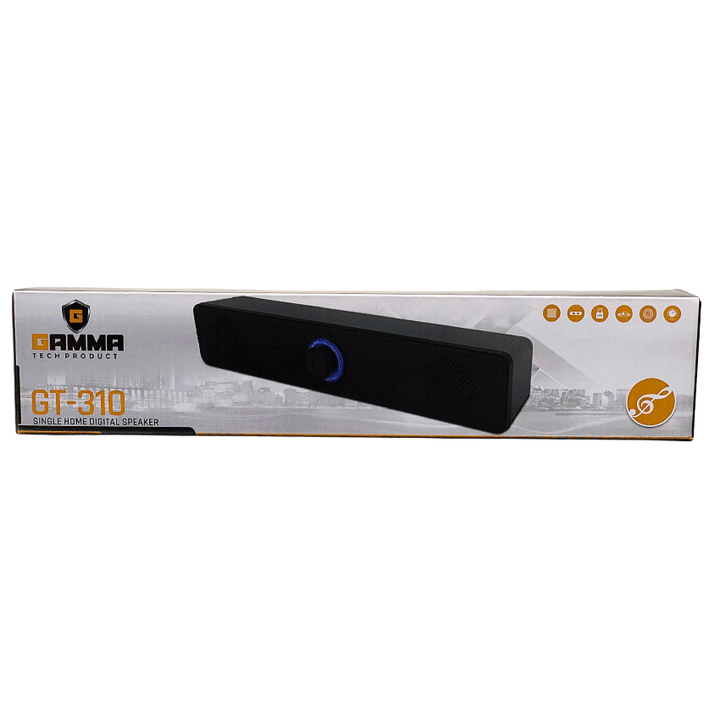 GAMMA GT-310 USB Speaker-USB Speaker-GAMMA-Computer Accessories, COMPUTERS, Sound Systems-الدباح-El Dabbah