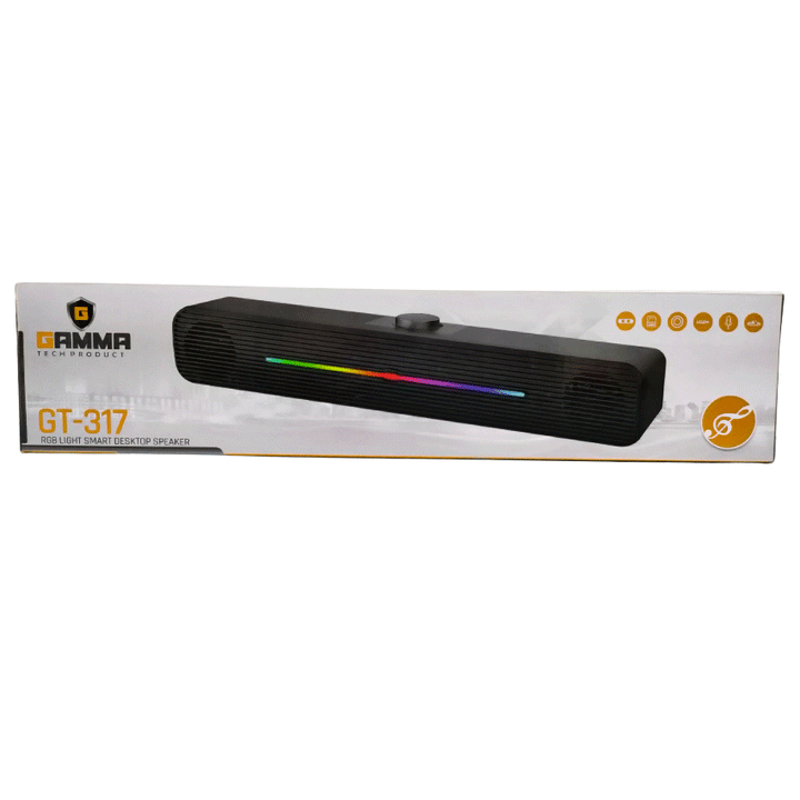 GAMMA GT-317 RGB USB Speaker-USB Speaker-GAMMA-Computer Accessories, COMPUTERS, Sound Systems-الدباح-El Dabbah