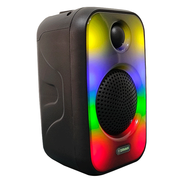 GAMMA GT-611 RGB - BT - FM - Bluetooth Speaker-USB Speaker-GAMMA-Computer Accessories, COMPUTERS, Sound Systems-الدباح-El Dabbah