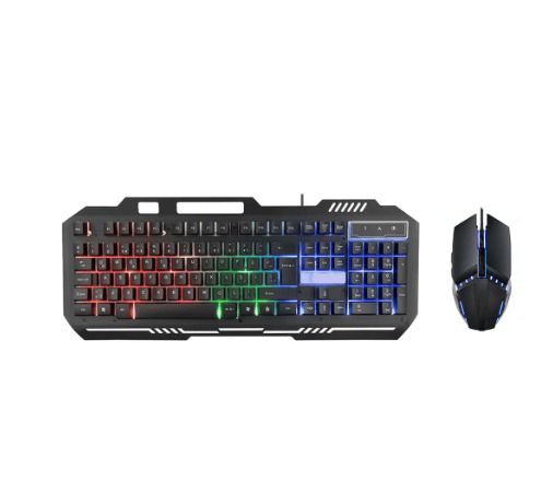 GAMMA K513 RGB GAMING COMBO KEYBOARD AND MOUSE METAL-Combo KeyBoard and Mouse-GAMMA-Computer Accessories, COMPUTERS, Keyboard, Wireless Mouse-الدباح-El Dabbah