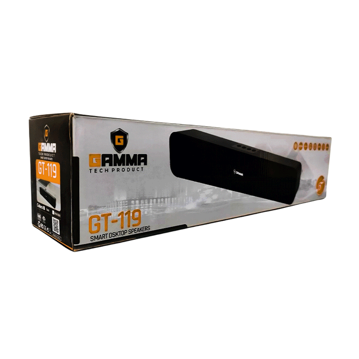 GAMMATECH GT-119 BT - FM Bluetooth Speaker-Bluetooth Speaker-GAMMA-Computer Accessories, COMPUTERS, Sound Systems-الدباح-El Dabbah