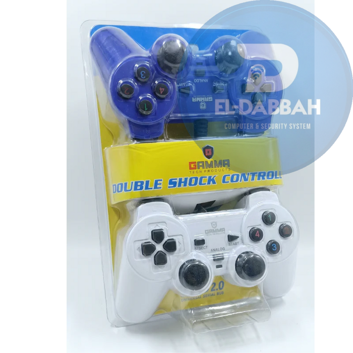 GAMMA GT-205 يد تحكم ألعاب (Gamepad) – اهتزاز (Vibration) – ألوان مميزة – تجربة لعب واقعية وتحكم سلس