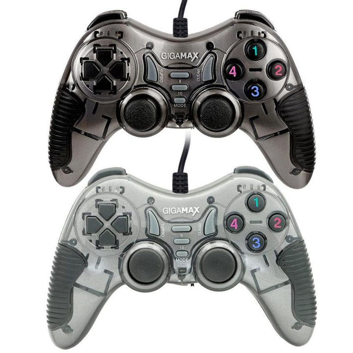 Brand: GAMMA

Model: GT-608

Type: Wired Gamepad

Connectivity: USB

Compatible With: Multi devices
eldabbah-الدباح