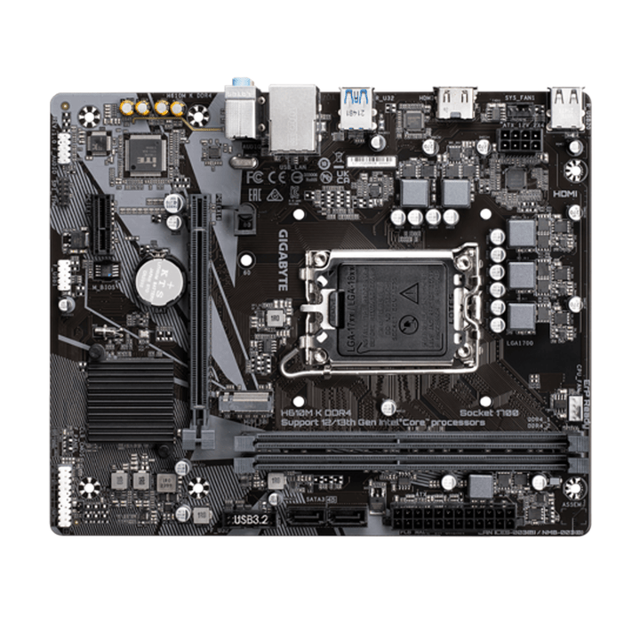 GIGABAYT H610M K DDR4 REV.1.0 MOTHERBOARD-Motherboard-GIGABAYT-COMPUTERS, Motherboard, PC Component-الدباح-El Dabbah