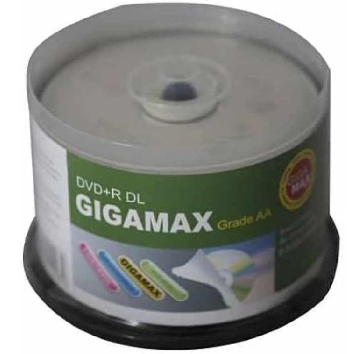 اسطوانات GIGAmax CD / DVD سعة 4 جيجابايت – عبوة 50 قطعة (P50)