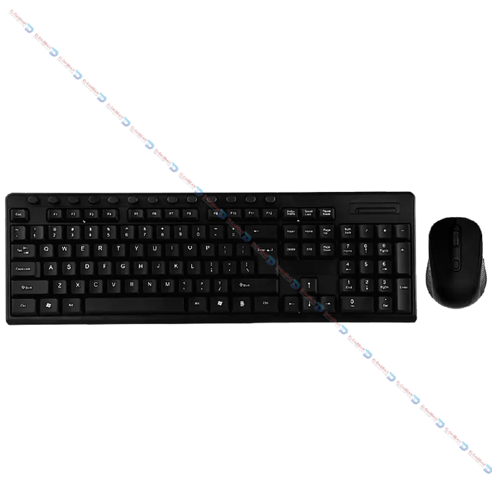 Gamma K-520 Wireless Keyboard + Mouse Combo English & Arabic