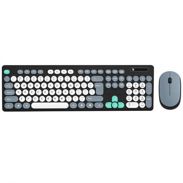 Gamma K-530 Wireless Keyboard + Mouse Combo English & Arabic-eldabbah-الدباح