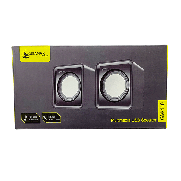 Gigamax GM.410 Speaker 2.0-USB Speaker-GIGAMAX-Computer Accessories, COMPUTERS, Sound Systems-الدباح-El Dabbah