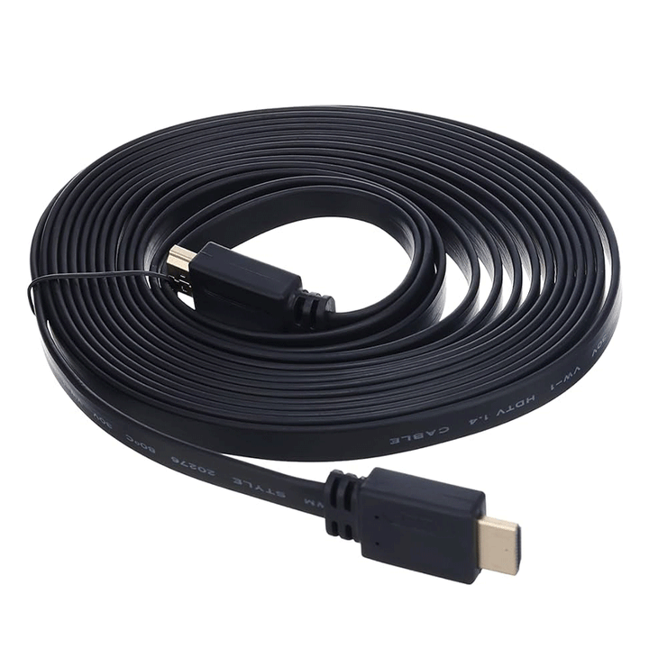 HDMI Cable 3M Flat-HDMI Cable-GENERIC-Computer Accessories, COMPUTERS, HDMI Cable, PC Cables-الدباح-El Dabbah