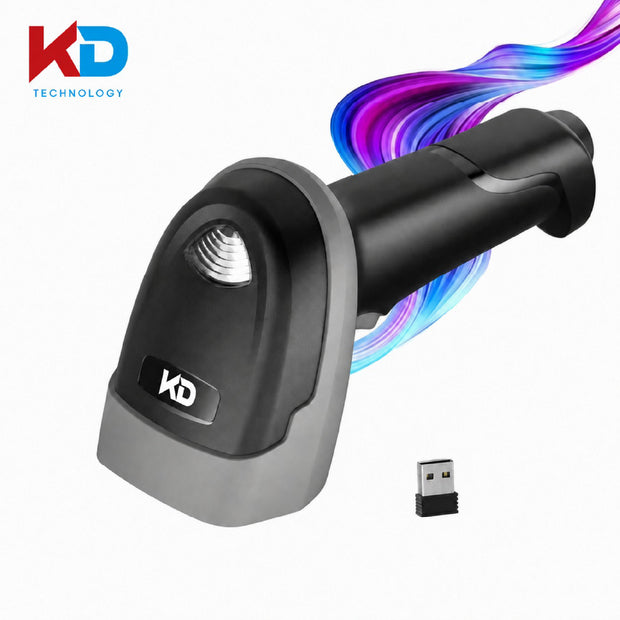 KD1100R 2D Wireless Barcode Scanner 2.4G Bluetooth 2000mAh
