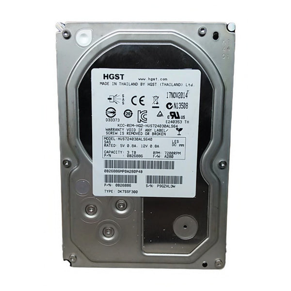 HGST Internal PC Hard Disk driver 3TB(USED)-eldabbah-الدباح