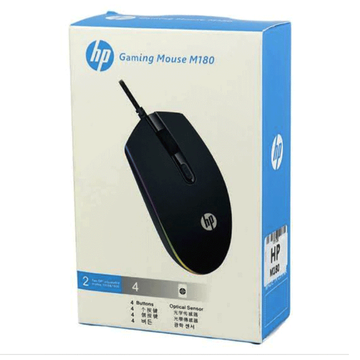 HP M180 Mouse USB-Mouse-HP-Computer Accessories, COMPUTERS, Mouse-الدباح-El Dabbah