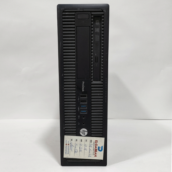 HP ProDesk 600 G1 Desktop PC - Intel Core i5-4570 - 4GB DDR3 -No Hard (USED)-Used Desktop PC-HP-USED, USED COMPUTERS, USED Desktop PC-الدباح-El Dabbah