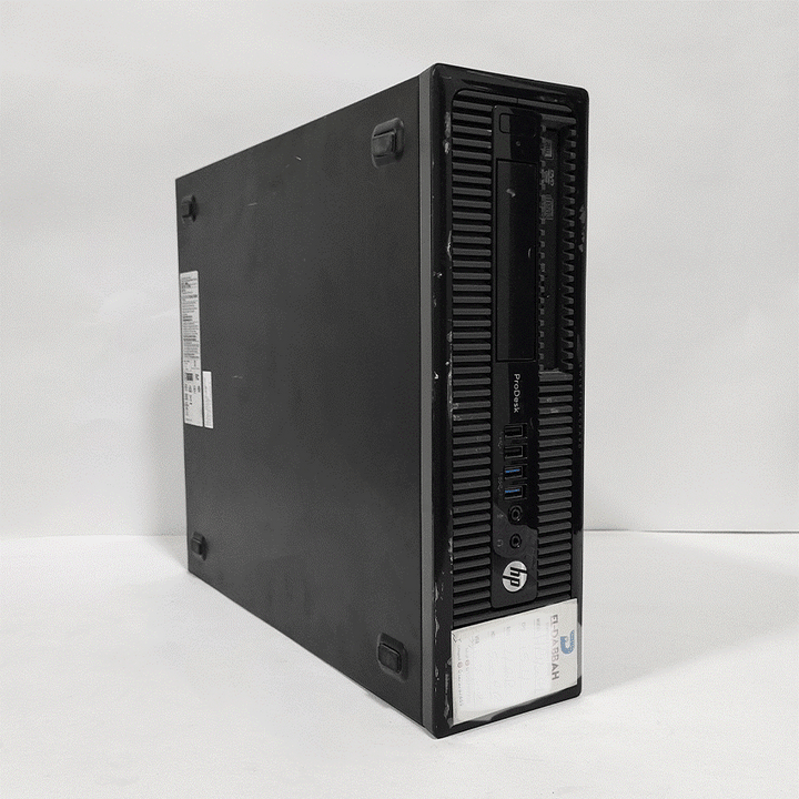 HP Prodesk 400 G1 Desktop PC - Intel Core i3-4130 - 4GB DDR3 - No Hard (USED)-USED Tower PC-HP-USED, USED COMPUTERS, USED Desktop PC-الدباح-El Dabbah