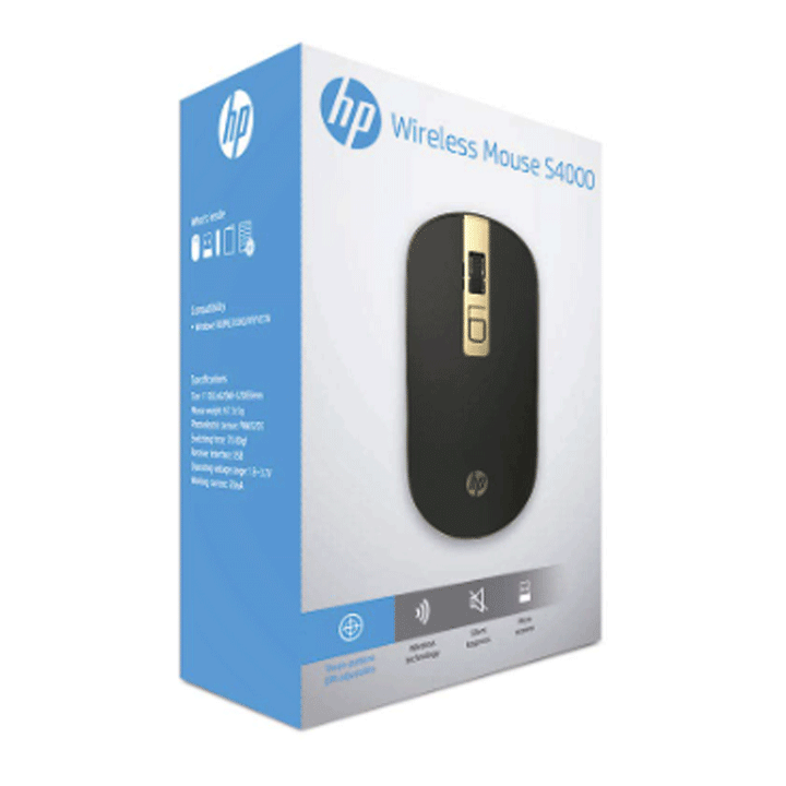 HP S4000 Wireless Mouse-Wireless Mouse-HP-Computer Accessories, COMPUTERS, Wireless Mouse-الدباح-El Dabbah