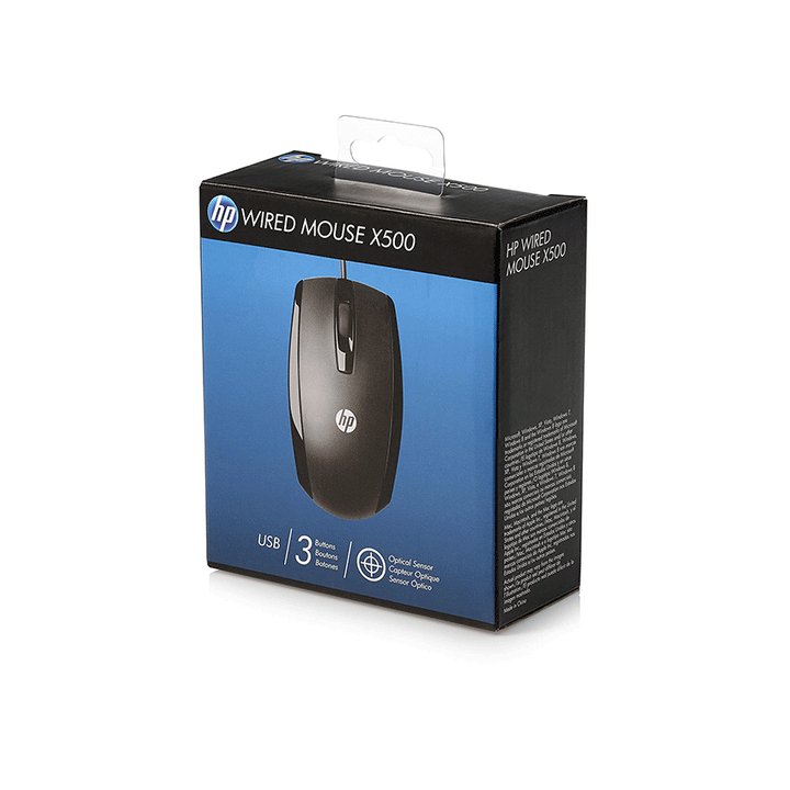 HP X500 Mouse-Mouse-HP-Computer Accessories, COMPUTERS, Mouse-الدباح-El Dabbah