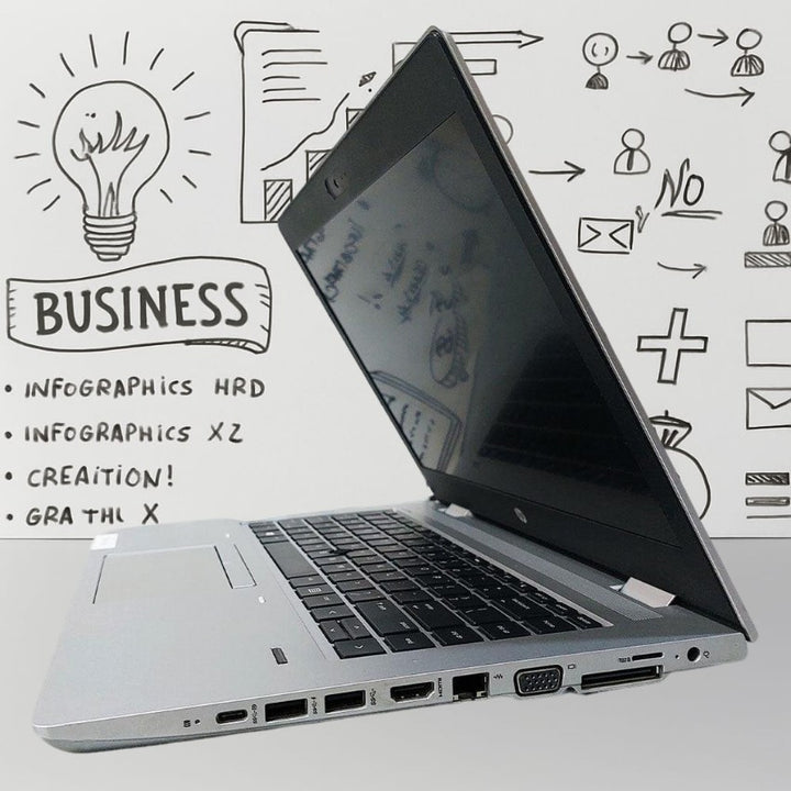 HP745G6 Ryzen 5PRO Laptop- 16GB DDR4 - Hard 256GB SSD -VGA 2 Graphis -14 Inch (USED)-eldabbah-الدباح