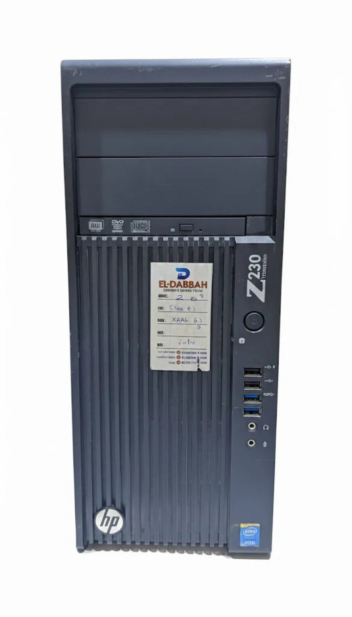 HP Z230 Tower Workstation PC - Intel Xeon - 4 GB DDR3 - No Hard (USED) -----الدباح ستور”استعمال خارج اوريجينال”" -eldabbah--