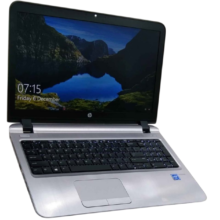 HP 450 G3 لابتوب – معالج Core i5 الجيل السادس – رام 8 جيجا DDR4 – هارد 256 جيجا M.2 SSD – كارت شاشة Intel – شاشة 15.6 بوصة – استيراد