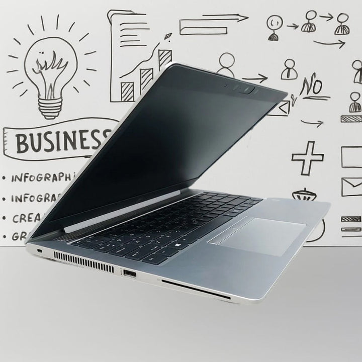 HP 745 G6 Ryzen7PRO Laptop- 16GB DDR4 - Hard 256GB SSD -VGA 2 Graphis -14 Inch (USED)-eldabbah-الدباح