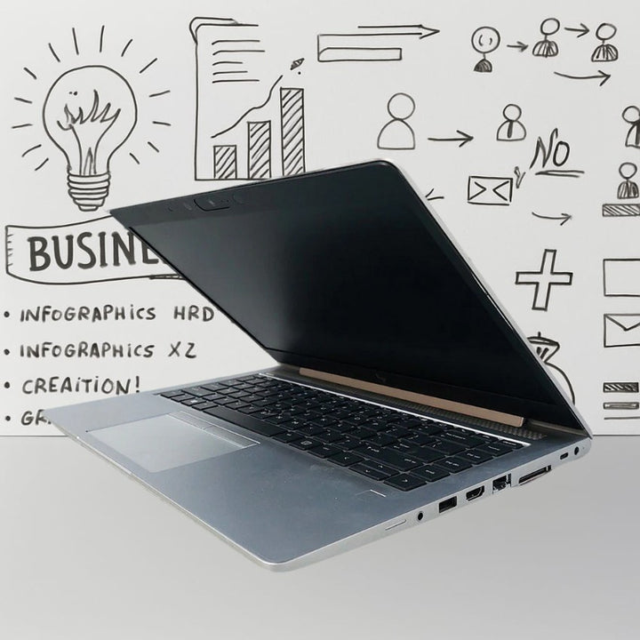 HP 745 G6 Ryzen7PRO Laptop- 16GB DDR4 - Hard 256GB SSD -VGA 2 Graphis -14 Inch (USED)-eldabbah-الدباح