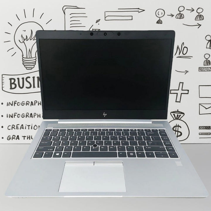 HP 745 G6 Ryzen7PRO Laptop- 16GB DDR4 - Hard 256GB SSD -VGA 2 Graphis -14 Inch (USED)-eldabbah-الدباح