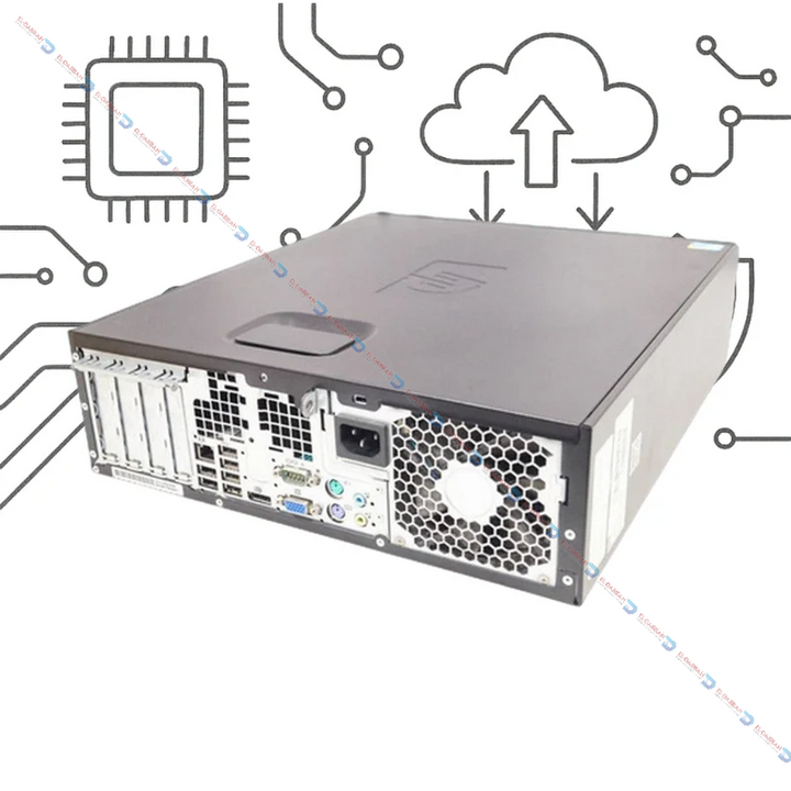 HP 8100 Desktop Case Core™ i5 (Gen-1)RAM 6GB DDR3 (USED)--الدباح ستور----”" -eldabbah--