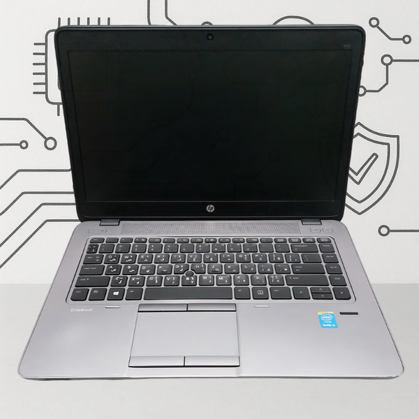 HP Elitebook 840 G2 Laptop - Core i5-5300U - 8GB DDR3 - Hard 128GB SSD - Intel HD Graphics - 14.0 Inch HD (USED)-eldabbah-الدباح