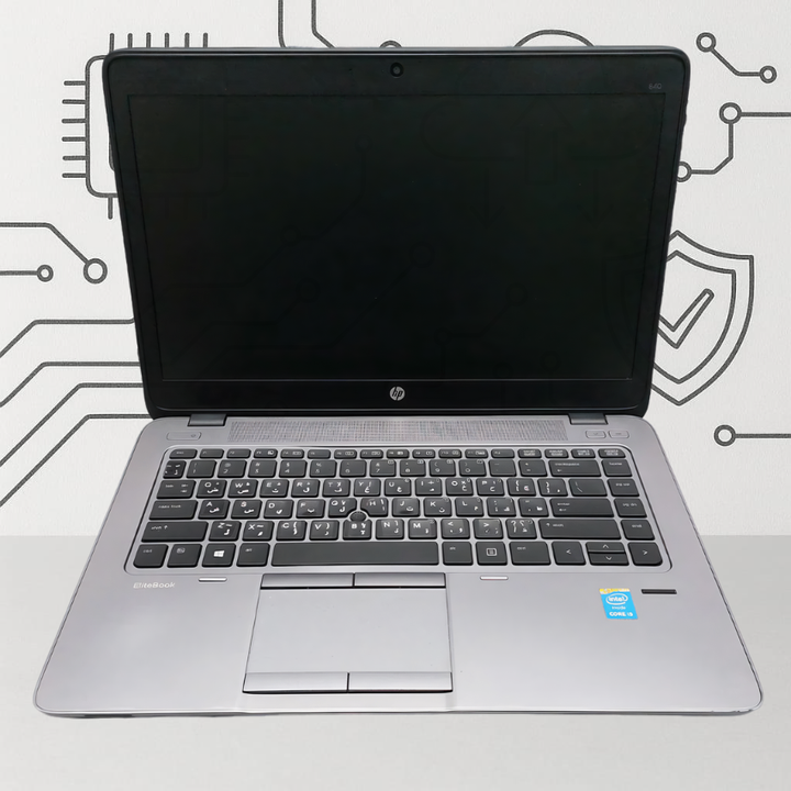 HP Elitebook 840 G2 Laptop - Core i5-5300U - 8GB DDR3 - Hard 128GB SSD - Intel HD Graphics - 14.0 Inch HD (USED)-eldabbah-الدباح