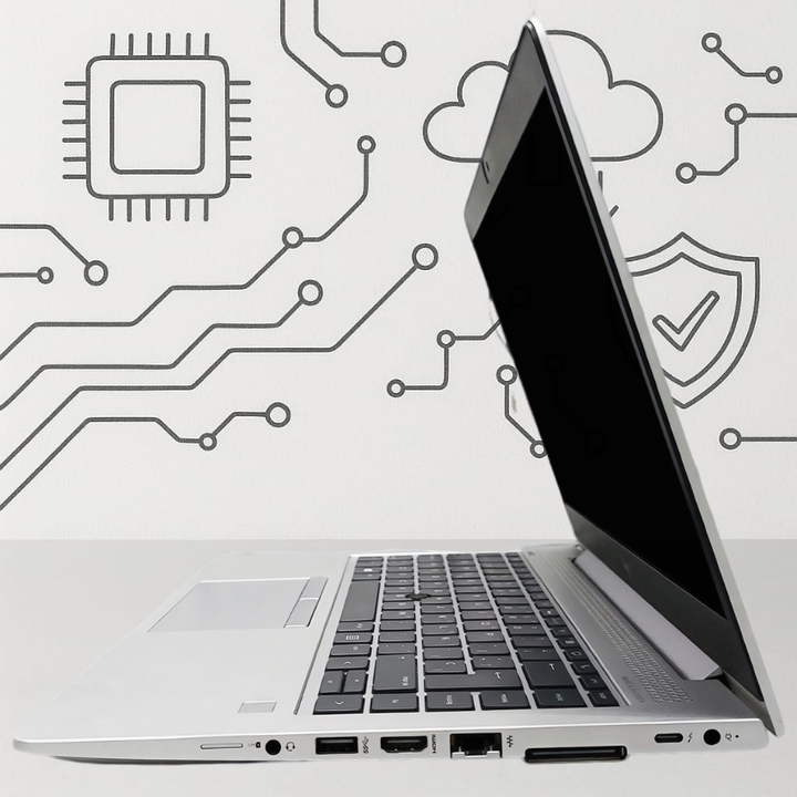 HP Elitebook 840 G5 Laptop - Core i5-Gen8- 8GB DDR4- Hard 512GB SSD - Intel - 14 Inch (USED)-eldabbah-الدباح