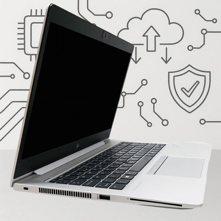 HP Elitebook 840 G5 Laptop - Core i5-Gen8- 8GB DDR4- Hard 512GB SSD - Intel - 14 Inch (USED)-eldabbah-الدباح