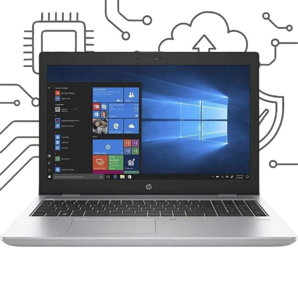 HP Probook 650G5 Laptop - Core i7-gen8- 8GB DDR4 - Hard256ssd - Intel - 15.6 Inch HD (USED) - eldabbah-الدباح