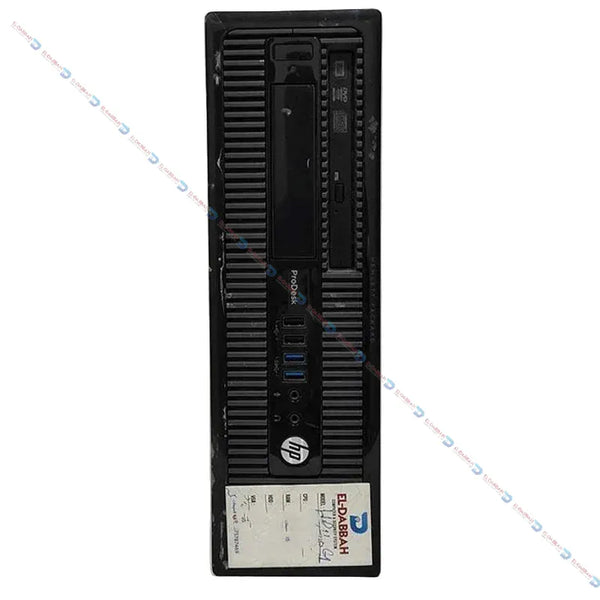 HP Prodesk 400 G1 Desktop PC - Intel Core i3-4130 - 4GB DDR3 - No Hard (USED)-USED Tower PC-HP-USED, USED COMPUTERS, USED Desktop PC-الدباح-El Dabbah