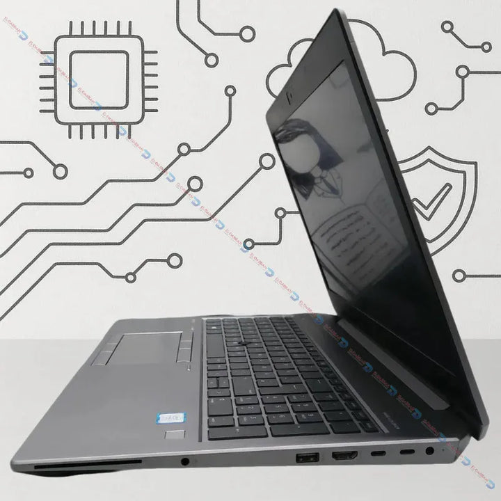 HP Zbook G5 (i7GEN8-16G DDR4-512m2 - vga 4G nivida 15/6  Laptop (USED)-eldabbah-الدباح
