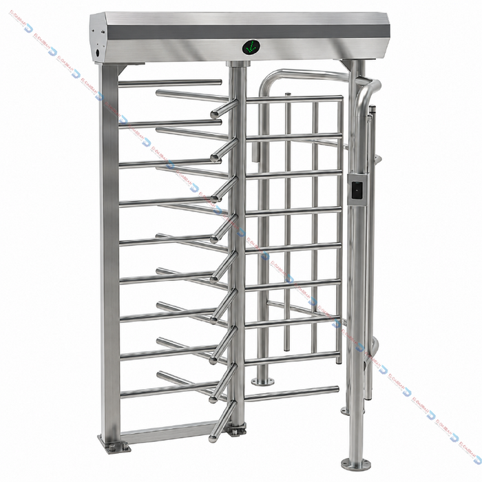 بوابة HST F700 Full Height Turnstile كاملة الارتفاع - SUS304 ممر واحد