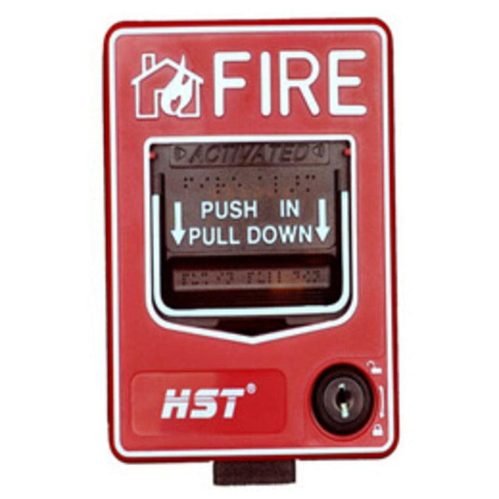 HST HC202 Addressable Fire Alarm Call Point Pull Down type-Fire Alarm-HST-Addressable, Fire Alarm, SMART SYSTEMS-الدباح-El Dabbah