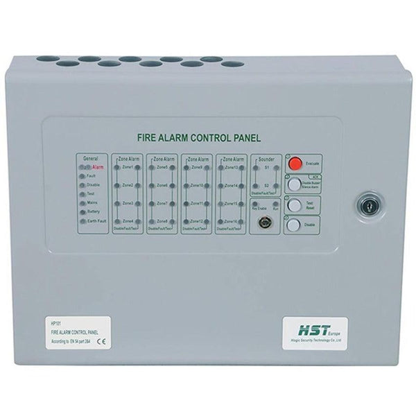 HST HP101-16 Conventional Fire Alarm 16 Zone Control Panel-Fire Alarm-HST-Conventional, Fire Alarm, SMART SYSTEMS-الدباح-El Dabbah