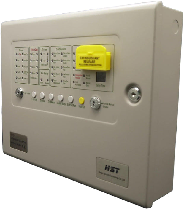 HST HP102-4 Conventional Fire Alarm 4 Zone Fighting Panel
