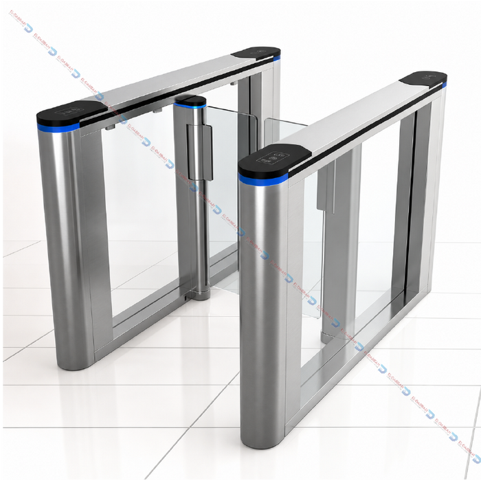 بوابة HST SLB1000 Swing Barrier ممر واحد - 600 مم حتى 40 شخص/دقيقة
