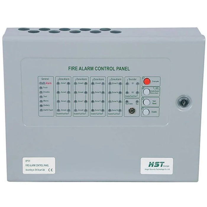 HST HP101-8 Conventional Fire Alarm 8 Zone Control Panel 