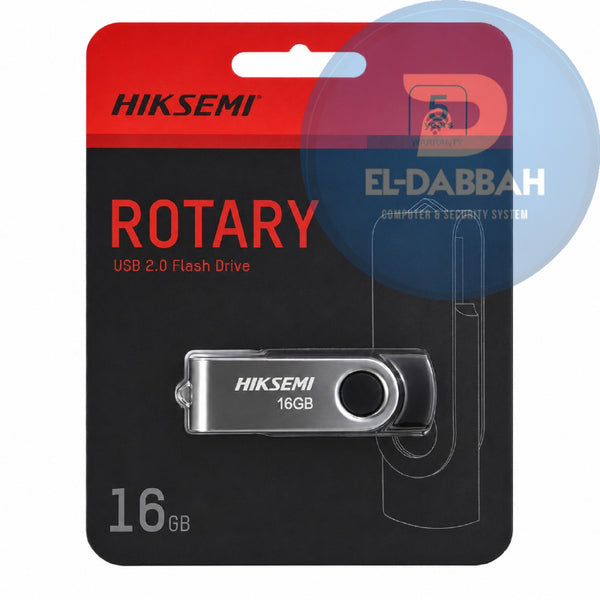 Hiksemi   فلاشة USB 2.0 سعة 16 جيجابايت – تخزين سريع وتصميم عملي للاستخدام اليومي
