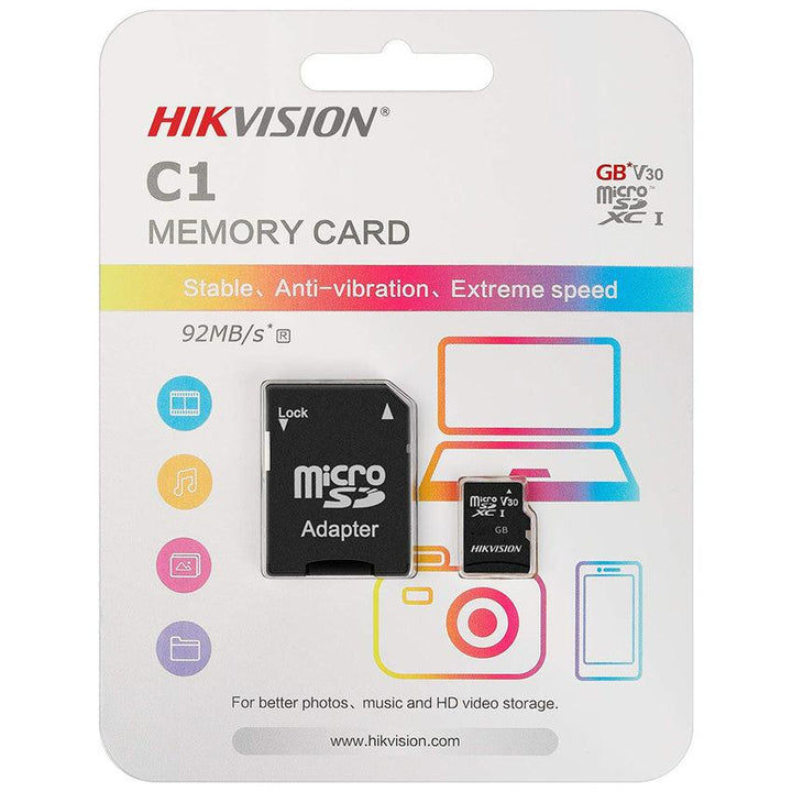 Hikvision 128GB Sd Memory card-Memory Cards-Hikvision-COMPUTERS, Memory Card, storage-الدباح-El Dabbah