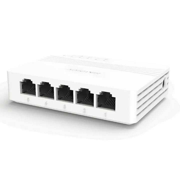 Hikvision DS-3E0505D-E 5 Port 10/100/1000 Mbps RJ45 ports SWITCH-NETWORK SWITCH-Hikvision-NETWORK, SWITCH-الدباح-El Dabbah