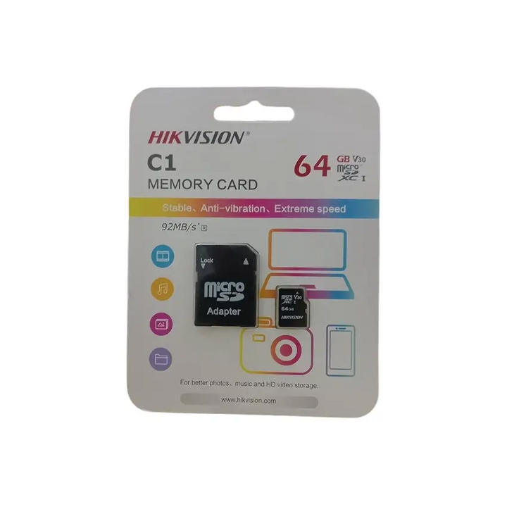 Hikvision 64GB Sd Memory card-الدباح-eldabbah