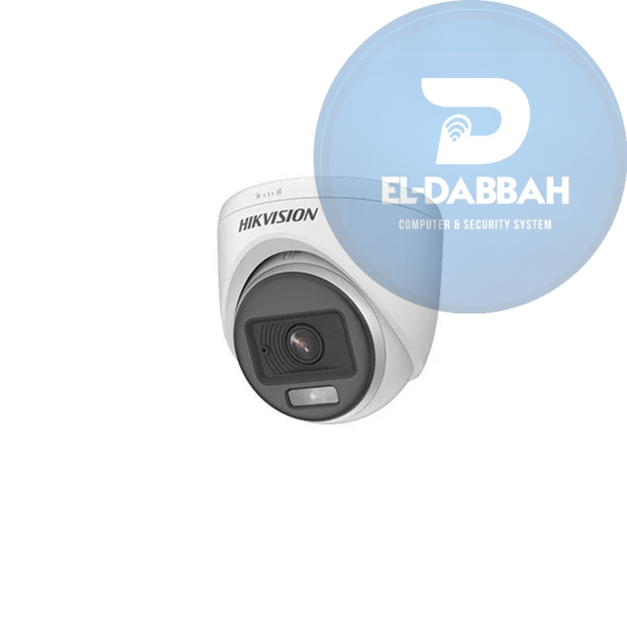 Hikvision DS-2CE70KF0T-LPFS 5MP Smart Hybrid Light Turret 2.8mm