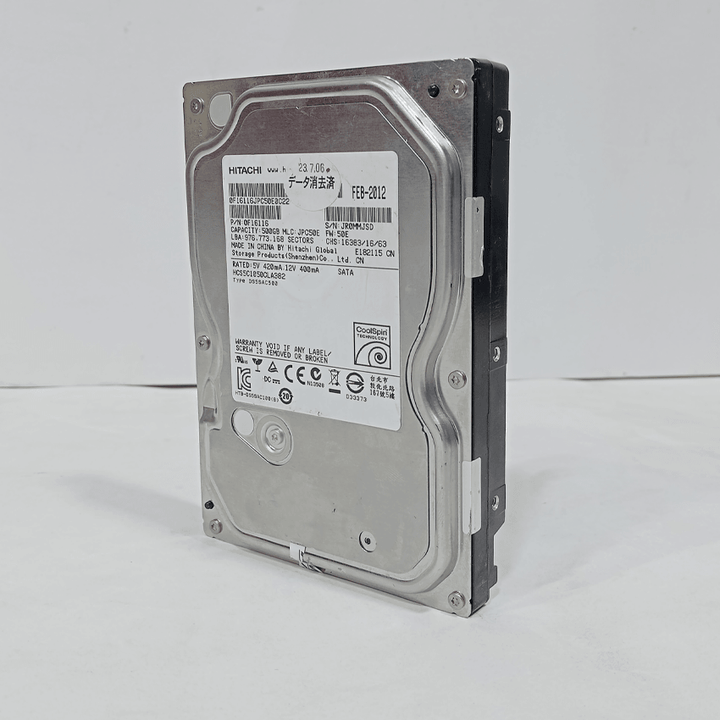 Hitachi Internal PC Hard Disk driver 500GB(USED)-Used HDD-Hitachi-USED, USED HARD DISK, USED HDD-الدباح-El Dabbah