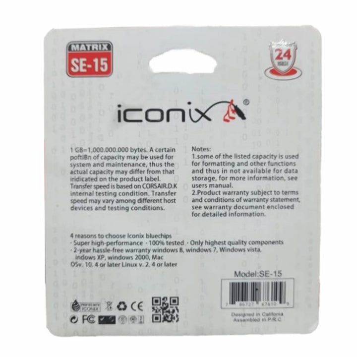 ICONIX SE-15 FLASH 16GB USB 3.0 - الدباح ستور" -eldabbah--