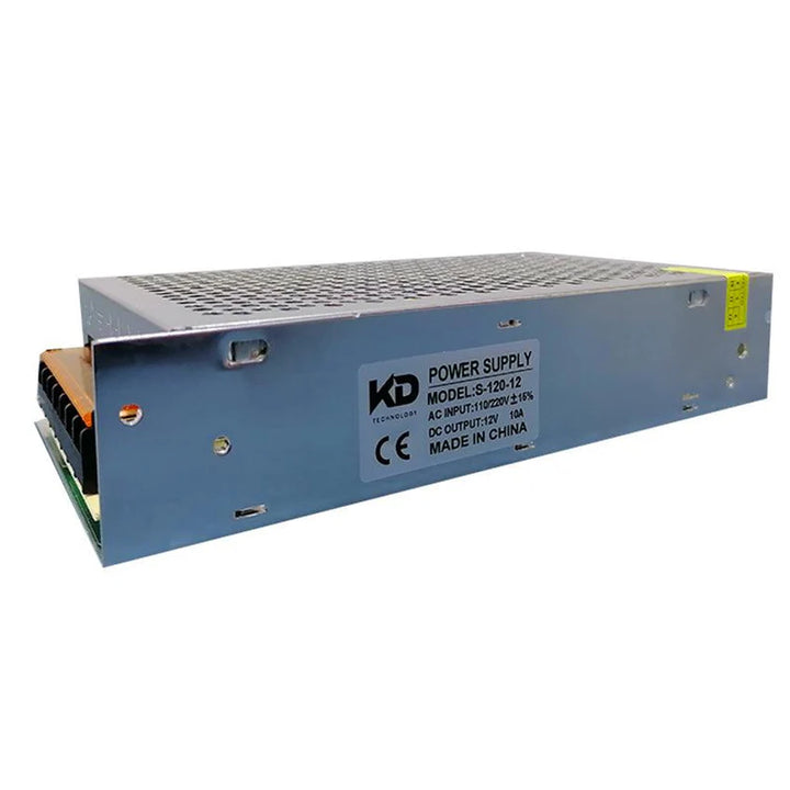 KD Power Supply 12V 10A-Power Supply-KD-Security & Surveillance Accessories, SECURITY SYSTEMS-الدباح-El Dabbah
