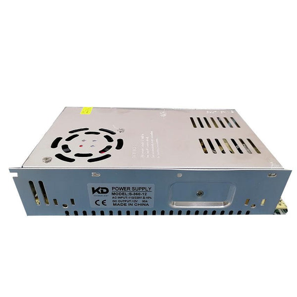 KD Power Supply 12V 30A-Power Supply-KD-Security & Surveillance Accessories, SECURITY SYSTEMS-الدباح-El Dabbah