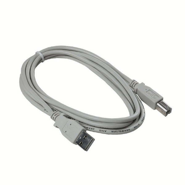 KD Printer Cable 1.5M Grey-Printer Cable-KD-Computer Accessories, COMPUTERS, PC Cables, Printer Cable-الدباح-El Dabbah